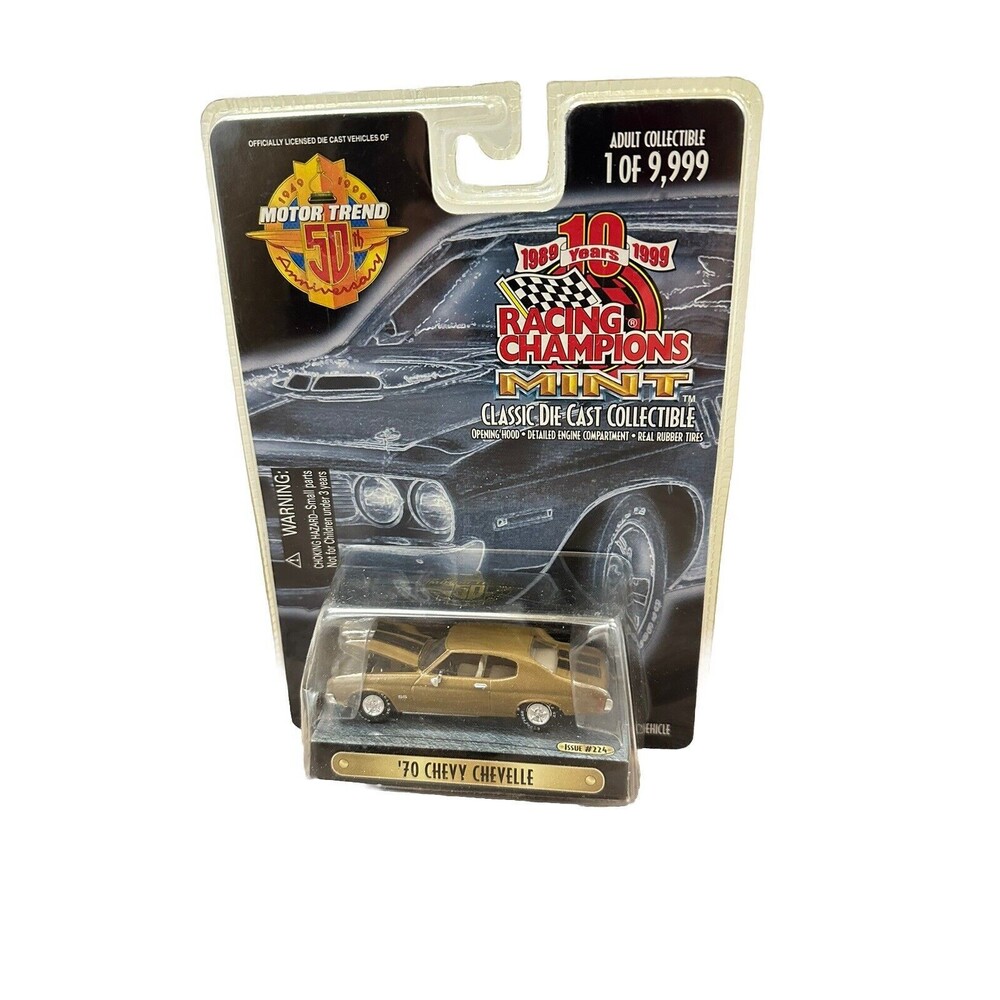 1970 '70 CHEVY CHEVROLET CHEVELLE SS RACING CHAMPIONS RC MINT DIECAST VERY RARE